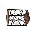 Minghou sale Home decor moder style countertop 6 bottles wine holder display wine racks